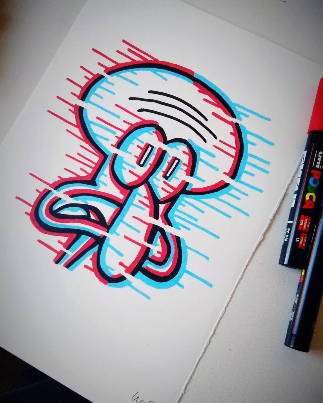 Ilustración a rotulador 12