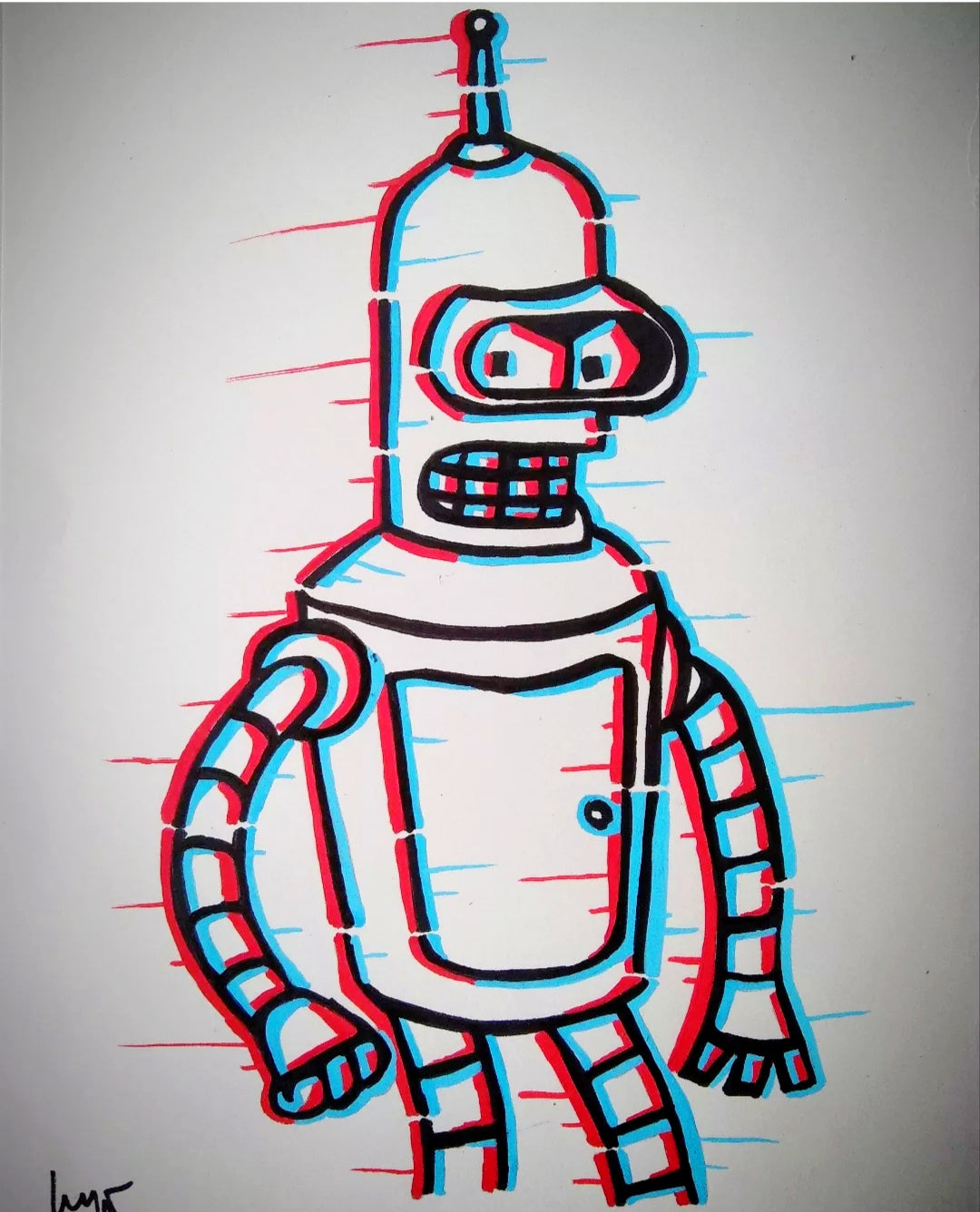Ilustración a rotulador 7