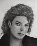 Retrato a lápiz Michael Jackson