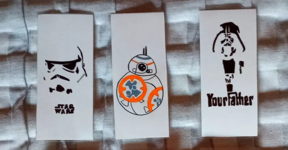 Marcapáginas pack star wars